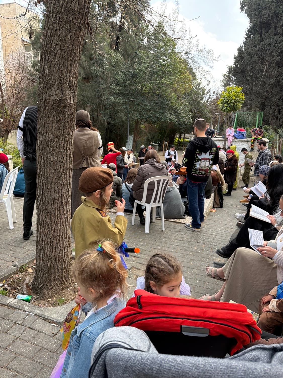 Purim festivities in Jerusalem