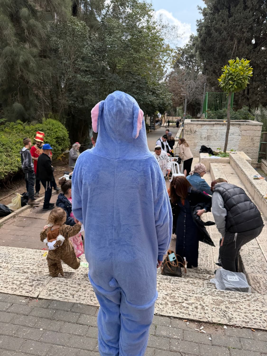 A costume during Purim in Jerusalem